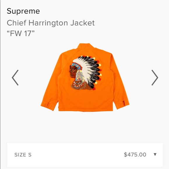 supreme chief harrington jacket